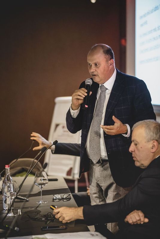 Il Presidente dell'associazione produttori del Nizza DOCG Stefano Chiarlo