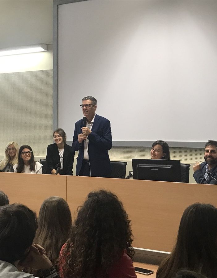 Il saluto dei presidente Sacco