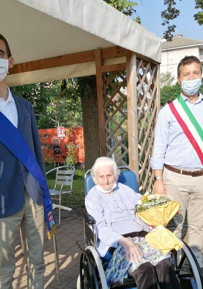 Una nuova centenaria festeggiata a San Damiano, si tratta di Angela Perosino, in casa di riposo solo da pochi mesi