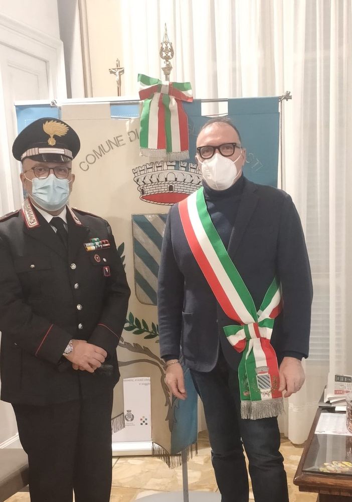 Costigliole d'Asti, promozione a luogotenente per il comandante dei carabinieri Michele Sarcinelli