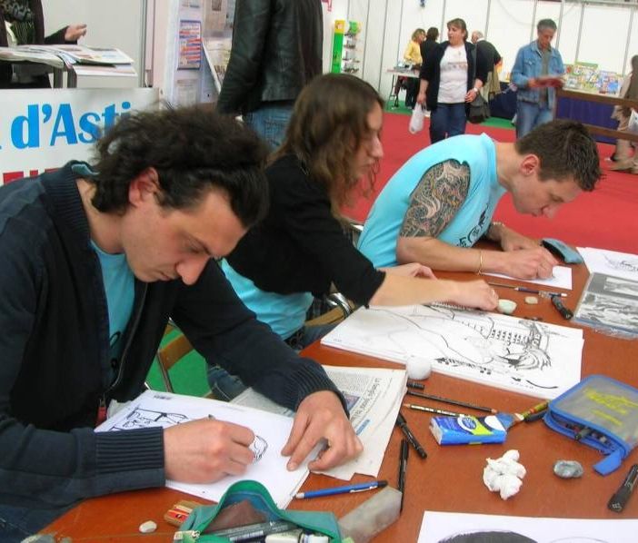 Sabato 18 marzo allo Spazio Verticale della Biblioteca Astense inaugurazione della mostra della eccellenze della Scuola di Fumetto