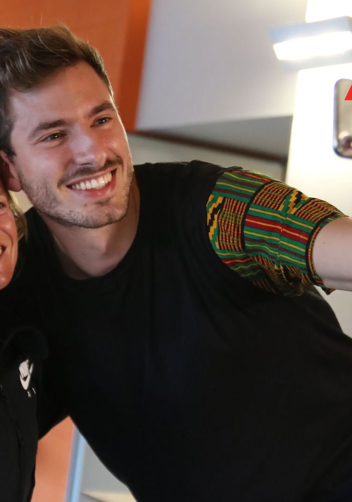 Un selfie tra Matteo Piano e Valeria Straneo (MerfePhoto)