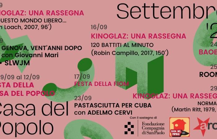 Alla Casa del Popolo un settembre ricco di eventi, tra musica live, cultura e sociale
