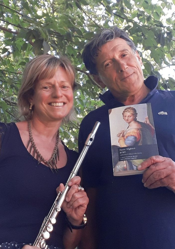 Simona Scarrone e Aldo Delaude, protagonisti del recital dedicato a Dante