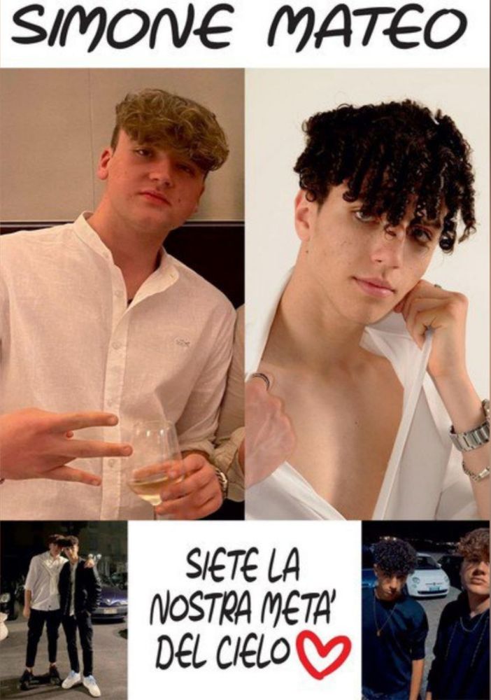 Foto commemorativa di Simone Stamenkov e Mateo Gligorov, vittime del tragico incidente del 30 agosto 2022