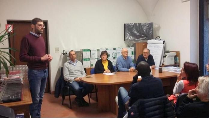 Nella foto da sx Carlo Picchio, Roberto Giolito, Mariangela Cotto, Piero Baldovino e Piero Barbesino