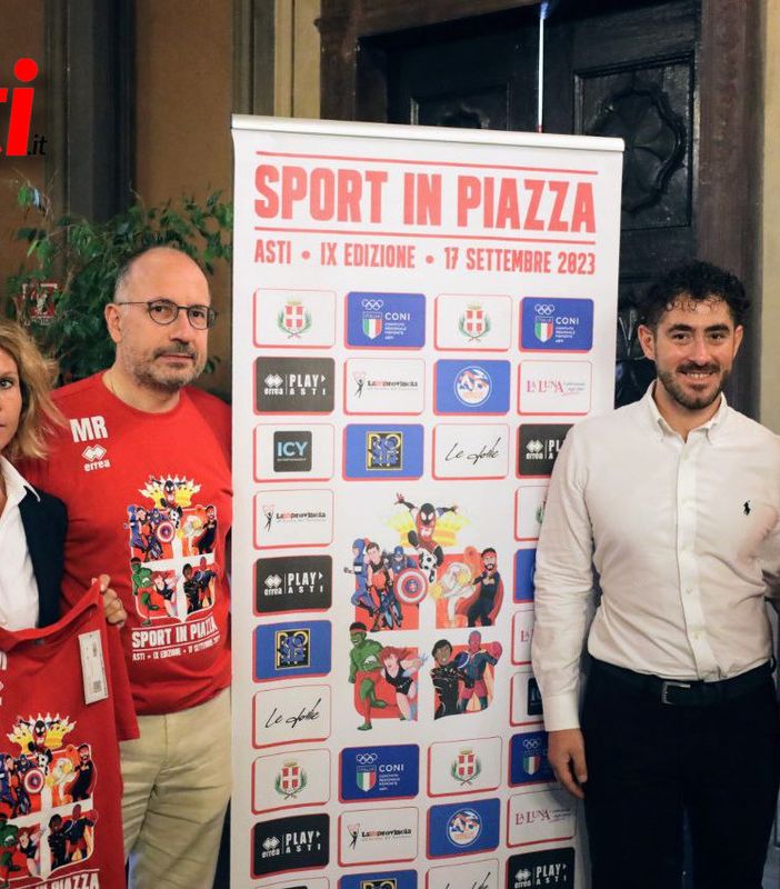 La presentazione di sport in piazza (Merphefoto)