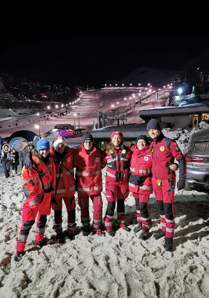 Anche la Croce Rossa di Asti al Capodanno in Conca a Prato Nevoso