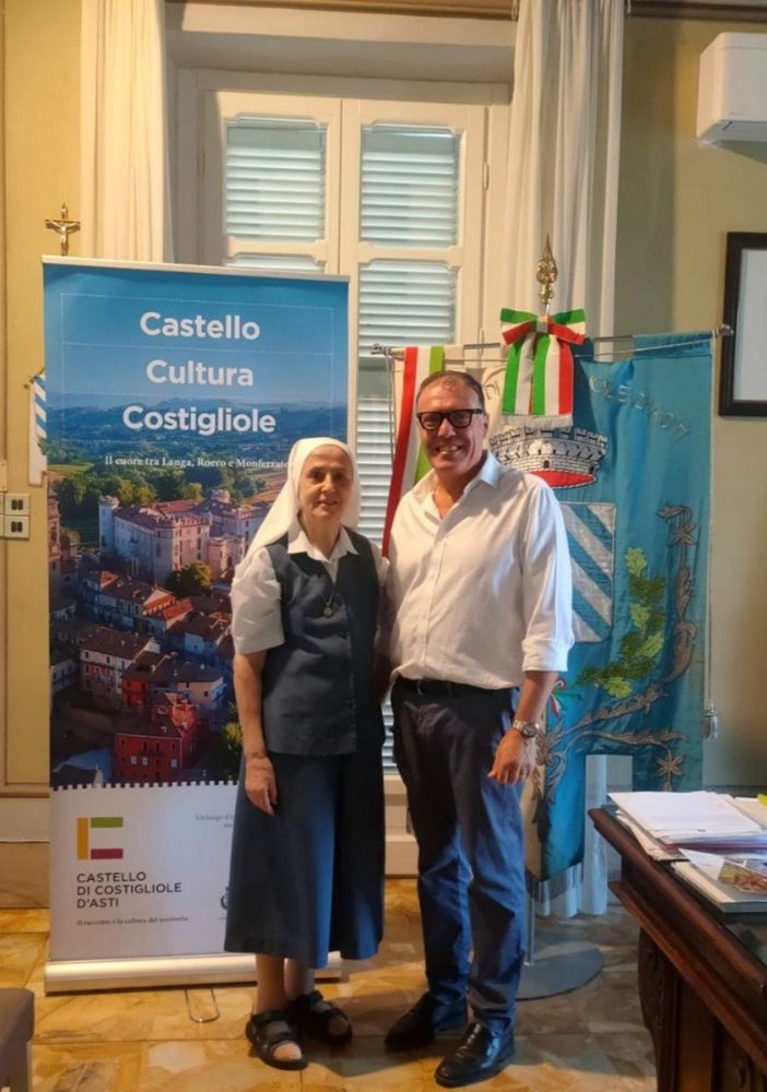 Suor Ida con il sindaco Cavallero