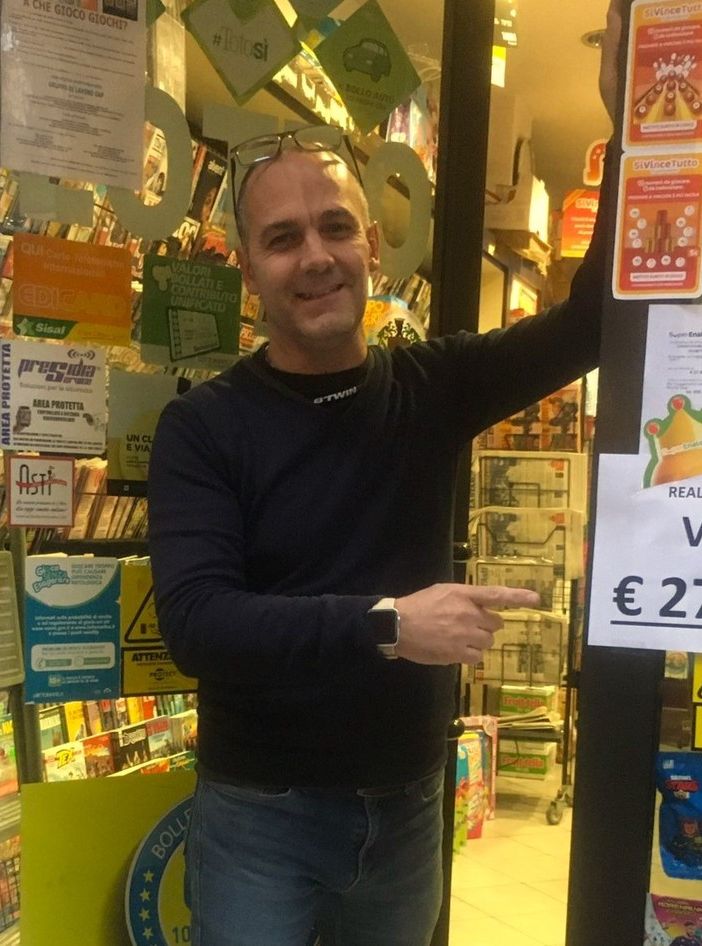 Asti sorride per il SuperEnalotto: centrato un &quot;cinque&quot; alla tabaccheria di via Brofferio