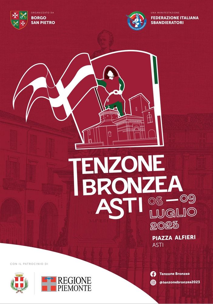 Asti è capitale della Bandiera con la Tenzone bronzea 2023