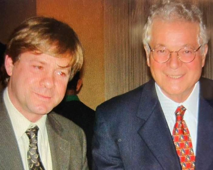 Tony May con 'Sandrino Tartufi' (Foto Facebook)