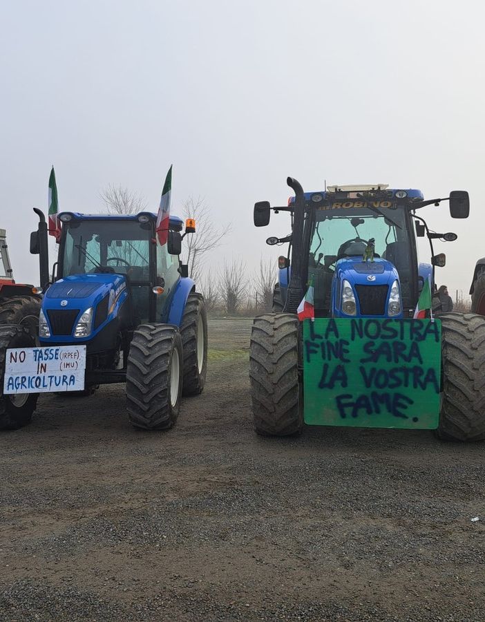Anche gli agricoltori astigiani alla manifestazione di protesta con i trattori ad Alessandria