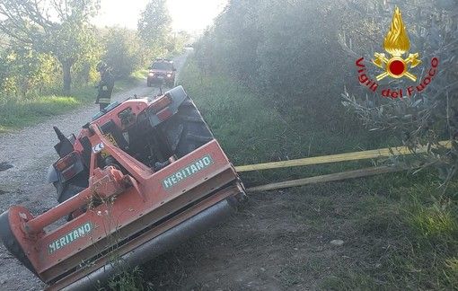 L'immagine (Vigili del fuoco), si riferisce all'ultimo incidente mortale sul lavoro nell'Astigiano