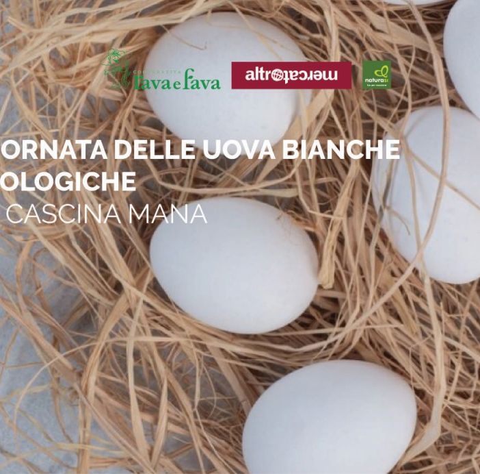 Una gustosa giornata dedicata alle uova bianche bio di Cascina Mana al NaturaSì di corso Torino