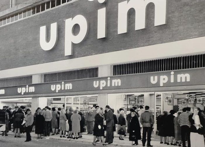 L'Upim in una foto d'epoca