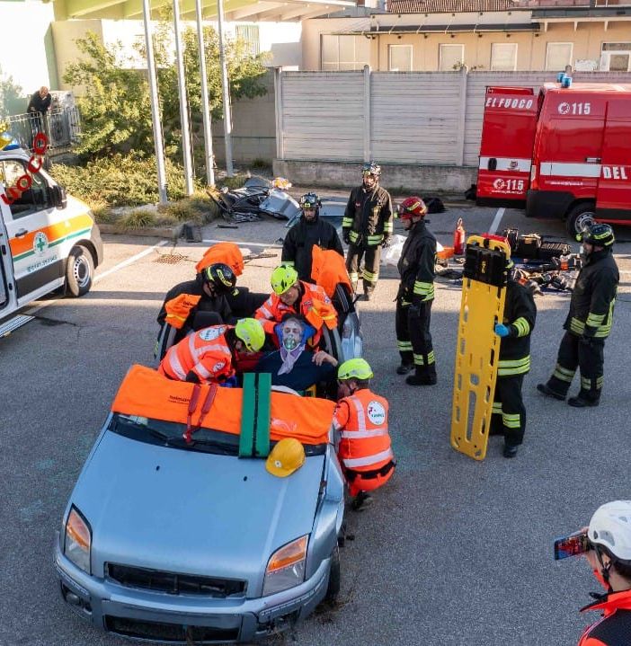 Anche i vigili del fuoco di Asti alla Giornata Anpas della Croce Verde