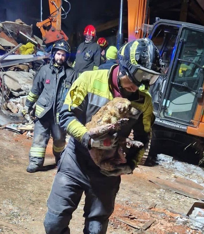 Le operazioni di salvataggio di ieri sera