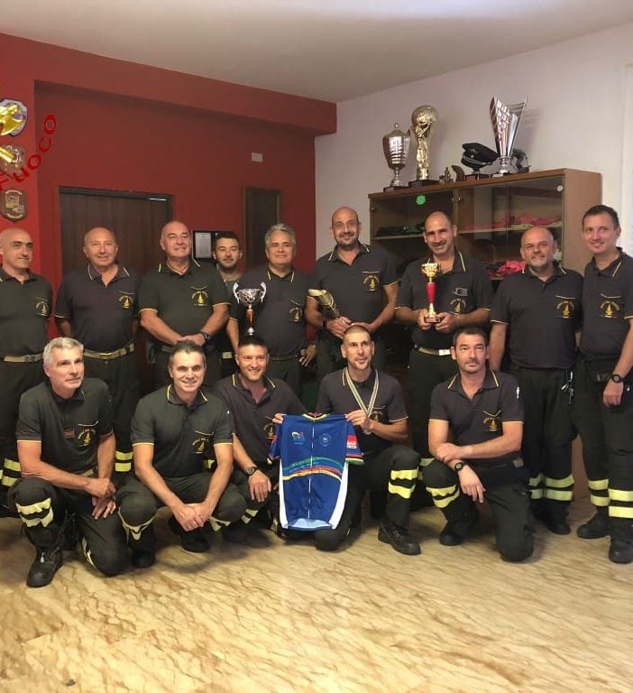 I vigili del fuoco di Asti campioni anche nel ciclismo ai campionati italiani