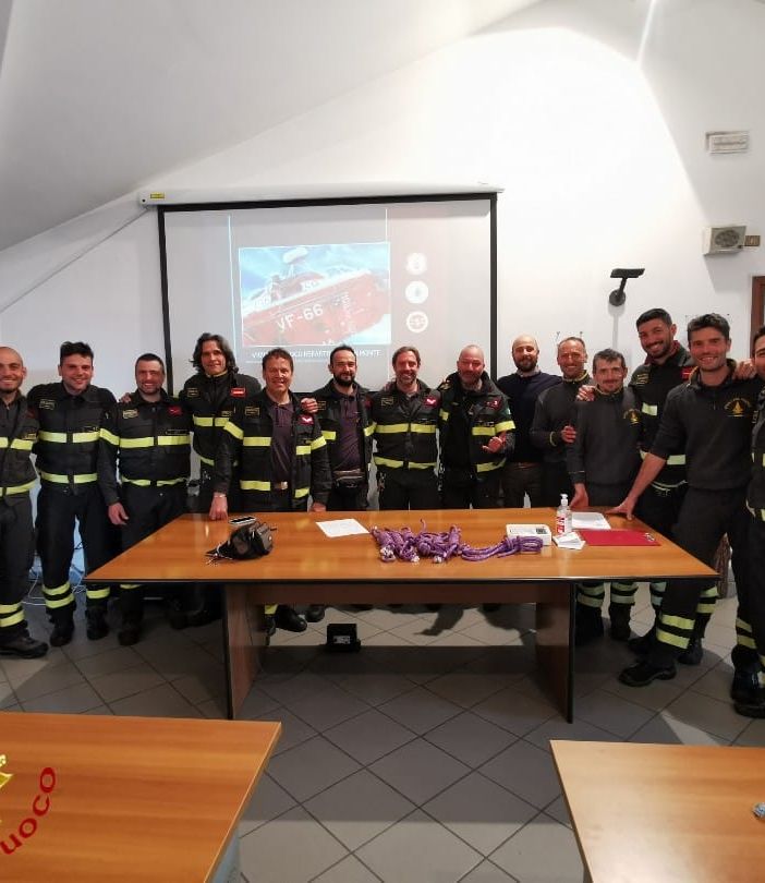 Corso Speleo Alpino Fluviale per i vigili del fuoco di Asti, Cuneo e Alessandria