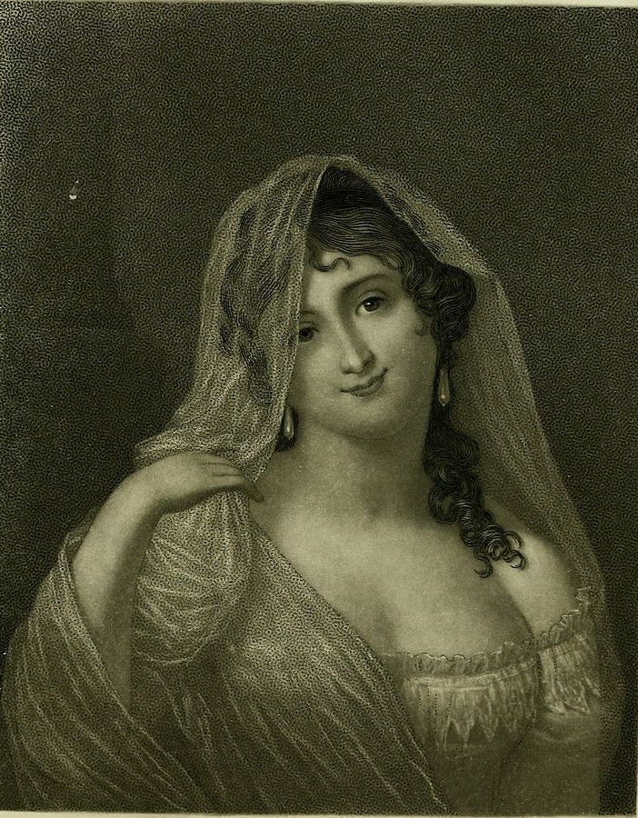 Immagine d'epoca di Virginia Oldoni Verasis, contessa di Castiglione