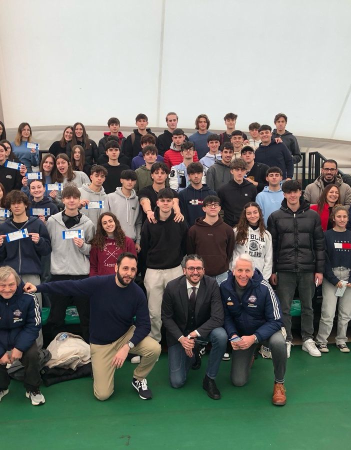 I ragazzi dello scientifico con Monferrato Basket