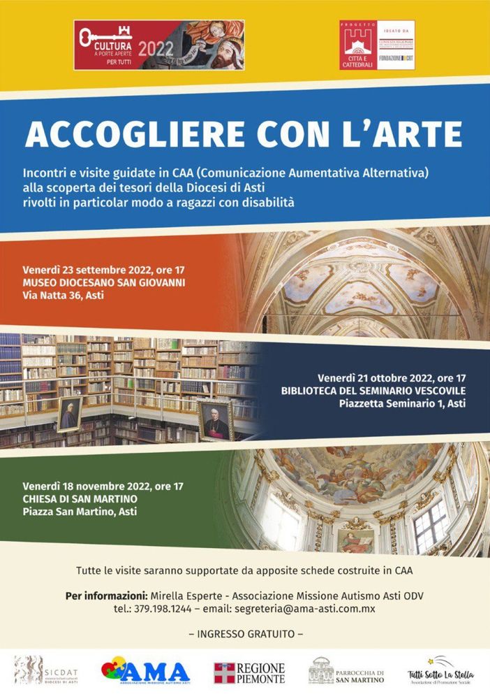 Asti accoglie un nuovo appuntamento di &quot;Accogliere con l'arte&quot;, organizzato nell'ambito del progetto Città e Cattedrali.