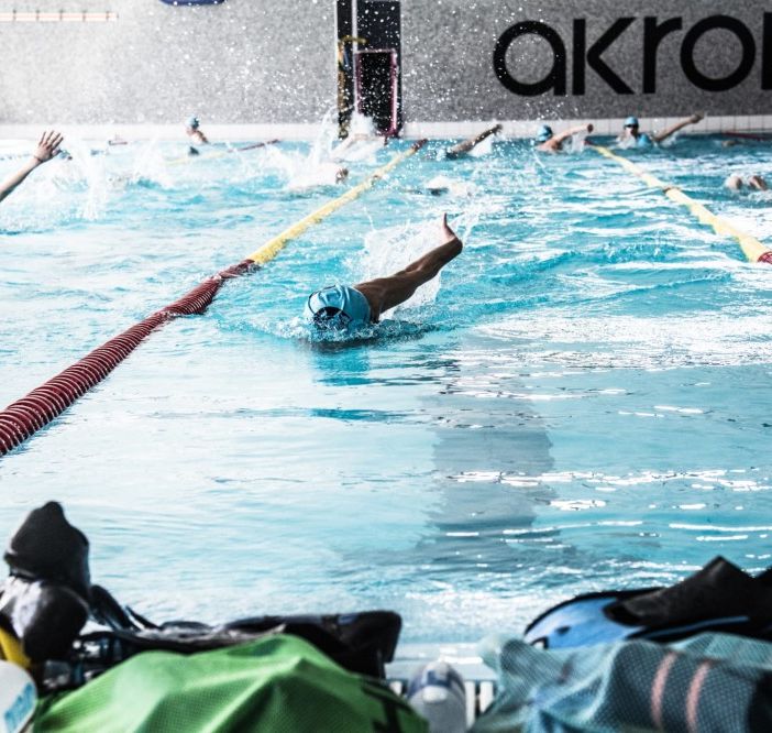 Atleti dell'Asti Nuoto in vasca