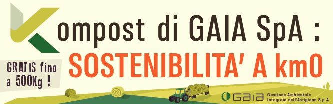 Al via la campagna promozionale “Kompost di Gaia SpA: sostenibilità a Km 0” [VIDEO]