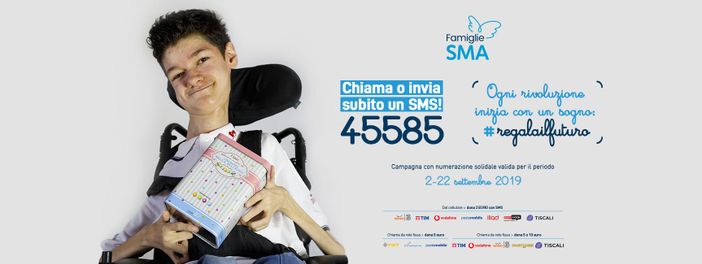 "Ogni rivoluzione inizia con un sogno #regalailfuturo". È in corso la campagna nazionale dell'associazione Famiglie SMA "Ogni rivoluzione inizia con un sogno #regalailfuturo". È in corso la campagna nazionale dell'associazione Famiglie SMA