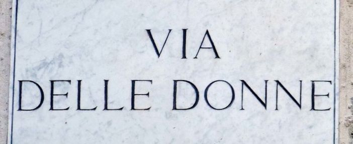 Toponomastica femminile Toponomastica femminile