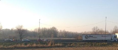 Rallentamenti per un incidente in tangenziale, altezza Boana