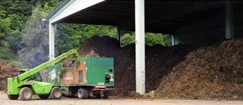 Un impianto di compostaggio di GAIA