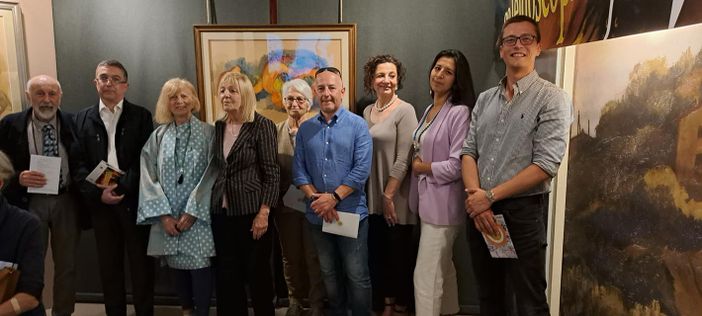Foto dell'inaugurazione della mostra