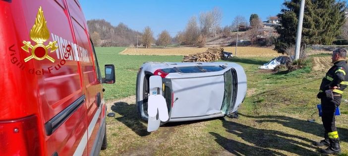 Incidente d’auto con una ferita a Monale