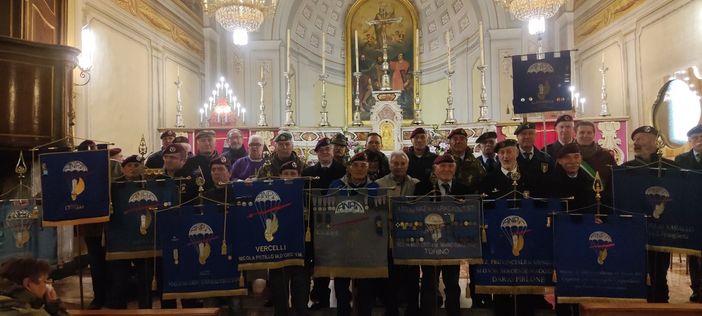 I paracadutisti di Piemonte, Valle d'Aosta e Liguria, si sono ritrovati a Montiglio Monferrato