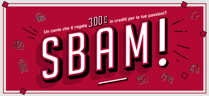 Cashback esperienziale: Banca di Asti premia i giovani con il progetto SBAM! Cashback esperienziale: Banca di Asti premia i giovani con il progetto SBAM!
