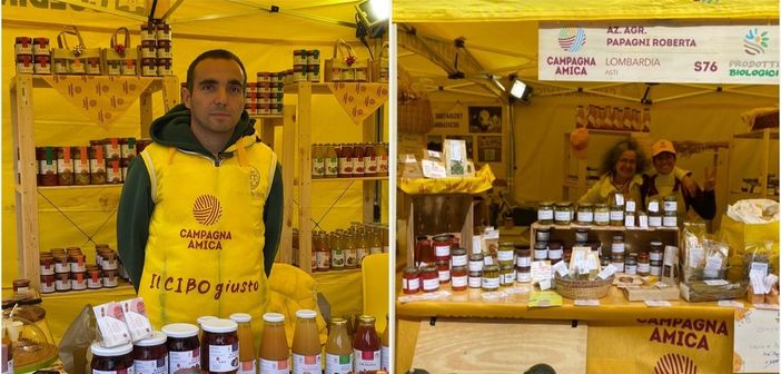 Le voci e le storie di due agricoltori astigiani al villaggio Coldiretti a Milano Le voci e le storie di due agricoltori astigiani al villaggio Coldiretti a Milano