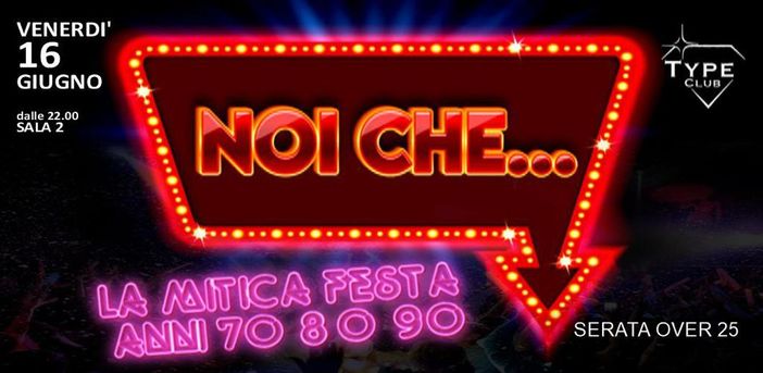 NOI CHE … Rivivi le emozioni degli anni '70, '80 e ’90