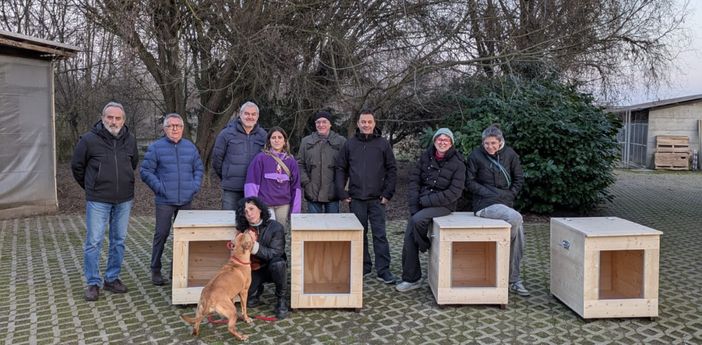 La foto della donazione
