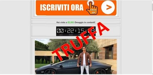 Anche Cristiano Ronaldo “arruolato” (ovviamente a sua insaputa) dai truffatori del web Anche Cristiano Ronaldo “arruolato” (ovviamente a sua insaputa) dai truffatori del web