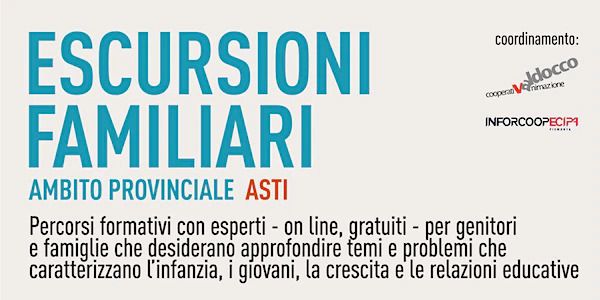 Proseguono gli incontri formativi on line di ‘Escursioni Familiari’