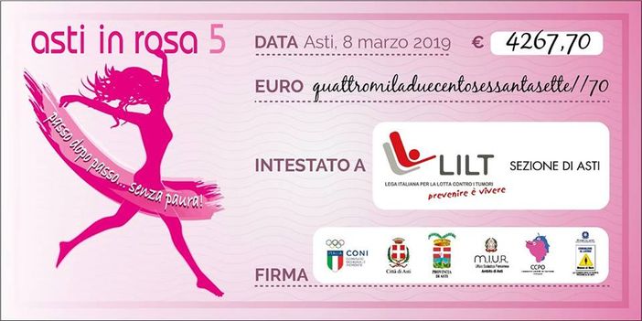 L'assegno in favore della LILT L'assegno in favore della LILT