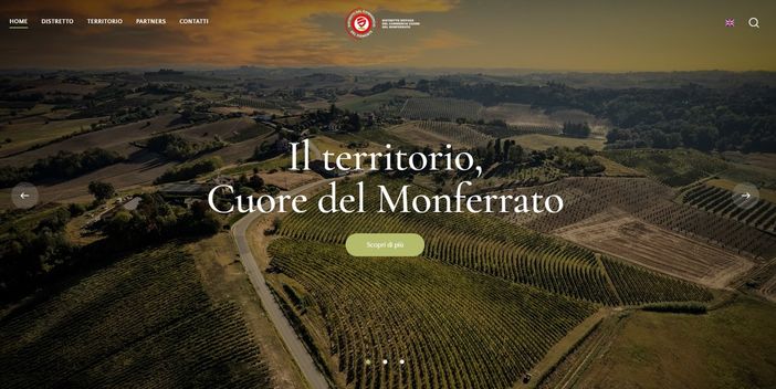 L'homepage del Distretto "Cuore del Monferrato" L'homepage del Distretto "Cuore del Monferrato"