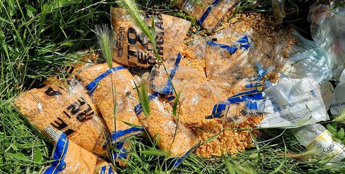 Pacchi di pasta abbandonati Pacchi di pasta abbandonati