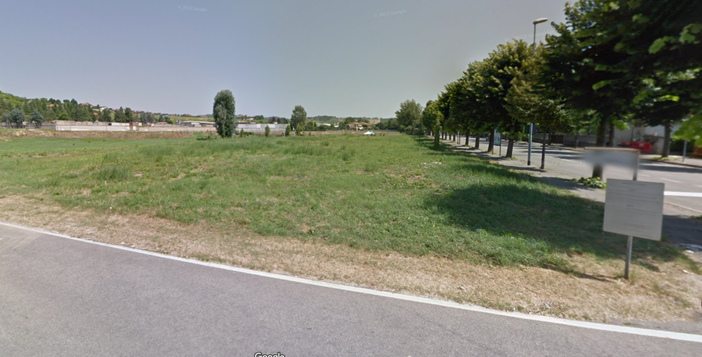 L'area individuata per la futura scuola