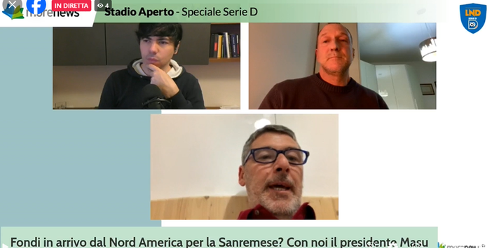 Stadio Aperto. Nella nuova puntata ospite il Presidente della Sanremese (Video)