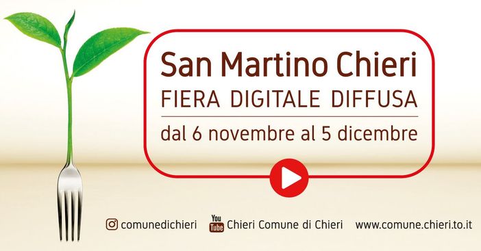 Edizione completamente ‘digitale’ per la Fiera di San Martino di Chieri Edizione completamente ‘digitale’ per la Fiera di San Martino di Chieri
