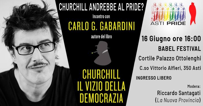 Churchill andrebbe al Pride? Le risposte oggi alle 16 nel cortile di Palazzo Ottolenghi Churchill andrebbe al Pride? Le risposte oggi alle 16 nel cortile di Palazzo Ottolenghi