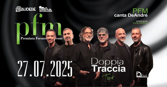 La PFM porta la "Doppia traccia" a Ricaldone: domani sera un viaggio tra i successi e De André La PFM porta la "Doppia traccia" a Ricaldone: domani sera un viaggio tra i successi e De André